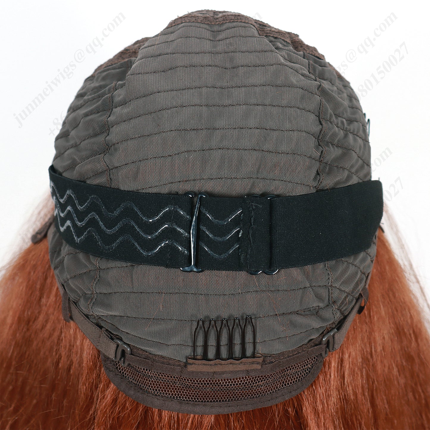 24 Inch 4×4 Lace Front Wig Kinky Straight #30 Auburn - Statement Look | Effortless Glam
