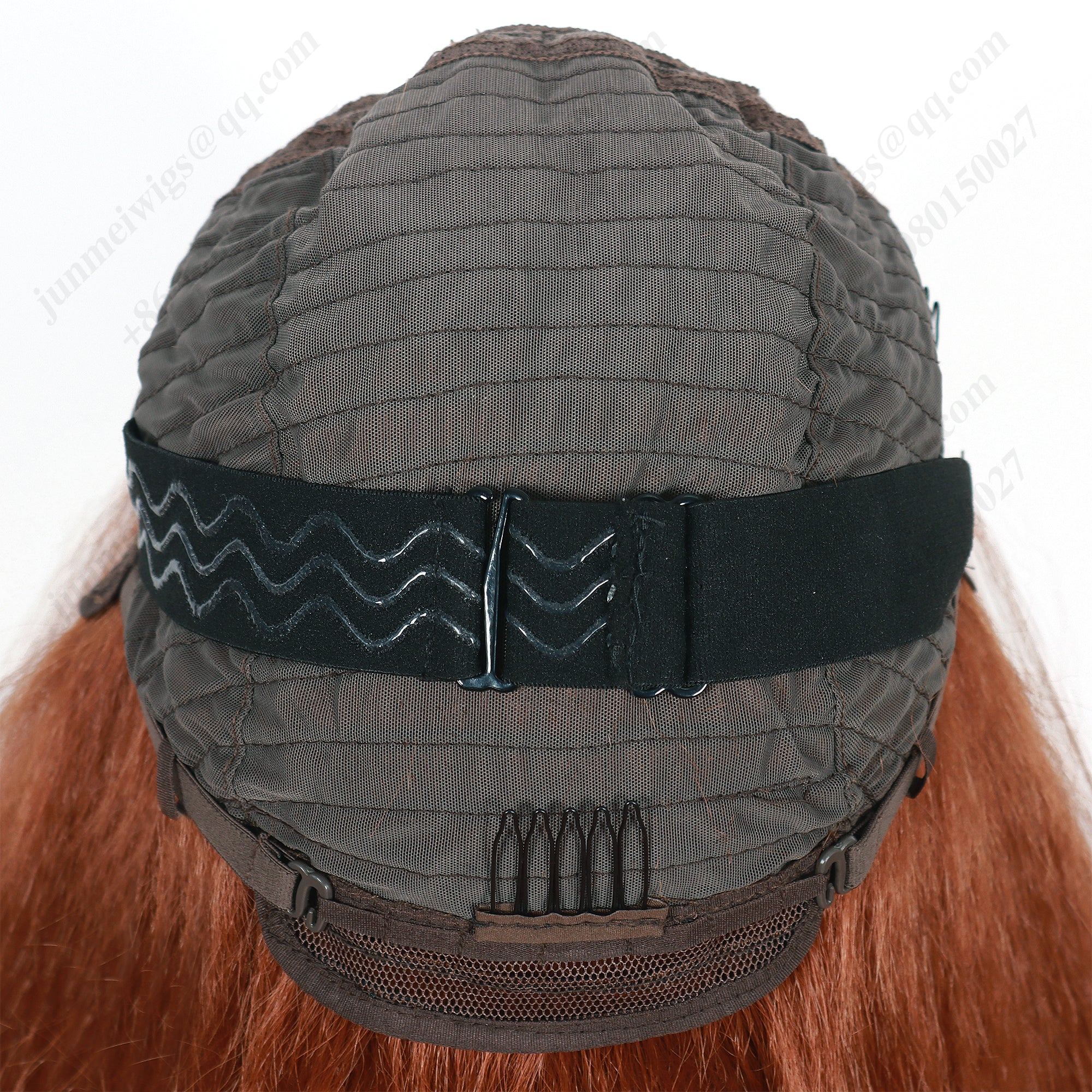 24 Inch 4×4 Lace Front Wig Kinky Straight #30 Auburn - Statement Look | Effortless Glam