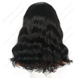 18 Inch 4×4 Lace Front Wig Loose Wave Natural Black - Daily Wear | Comfortable & Low-Maintenance