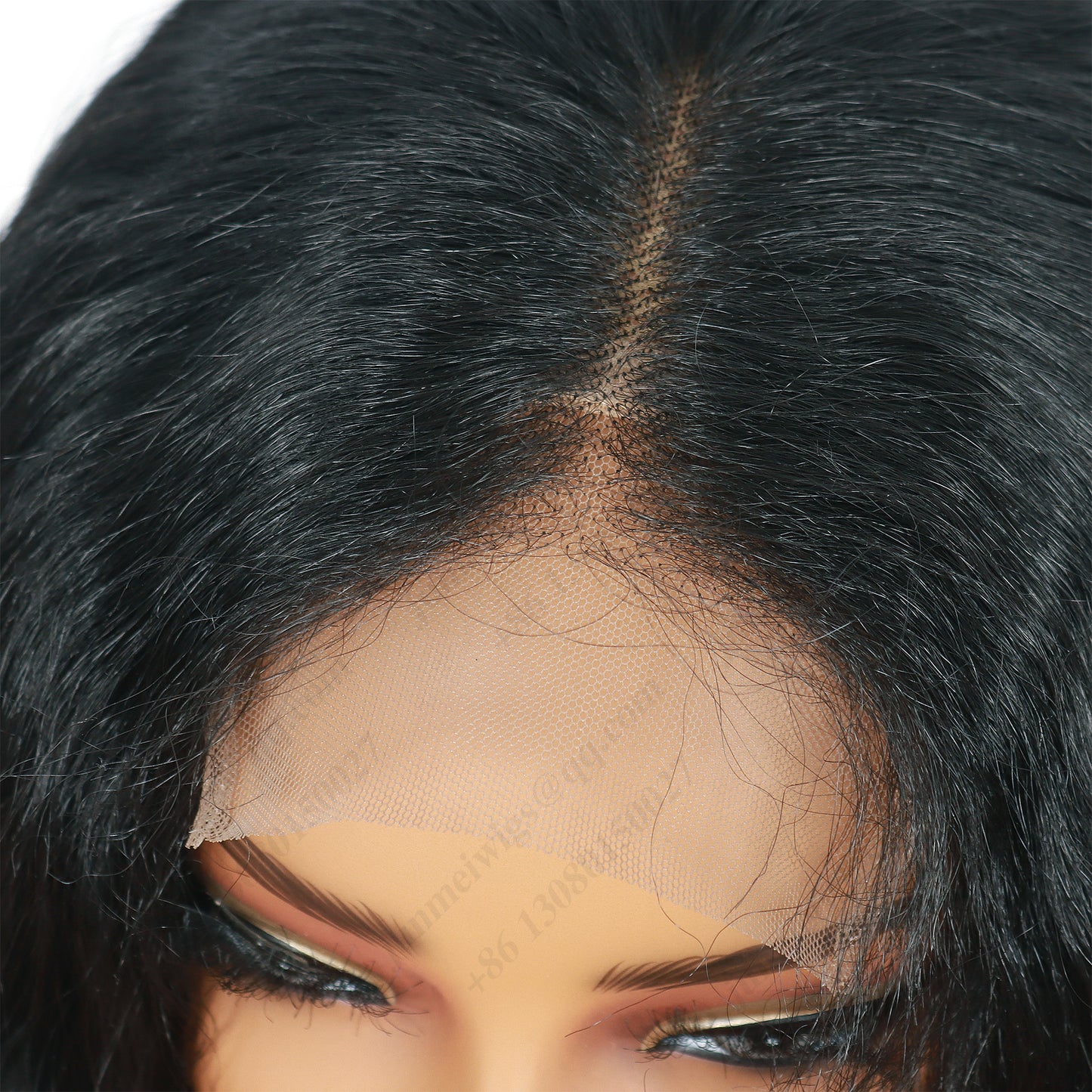 18 Inch 4×4 Lace Front Wig Loose Wave Natural Black - Daily Wear | Comfortable & Low-Maintenance
