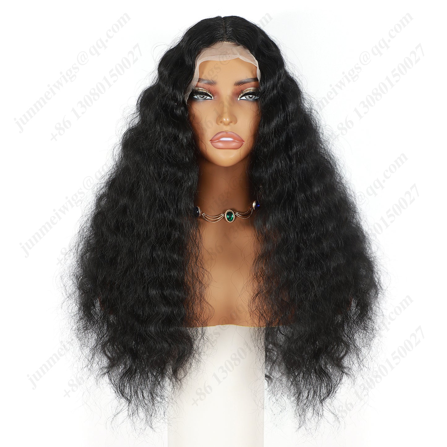 T Part Lace Front Wig Loose Deep Wave Natural Black - Daily Wear | Versatile & Low-Maintenance