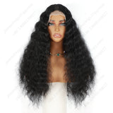 T Part Lace Front Wig Loose Deep Wave Natural Black - Daily Wear | Versatile & Low-Maintenance