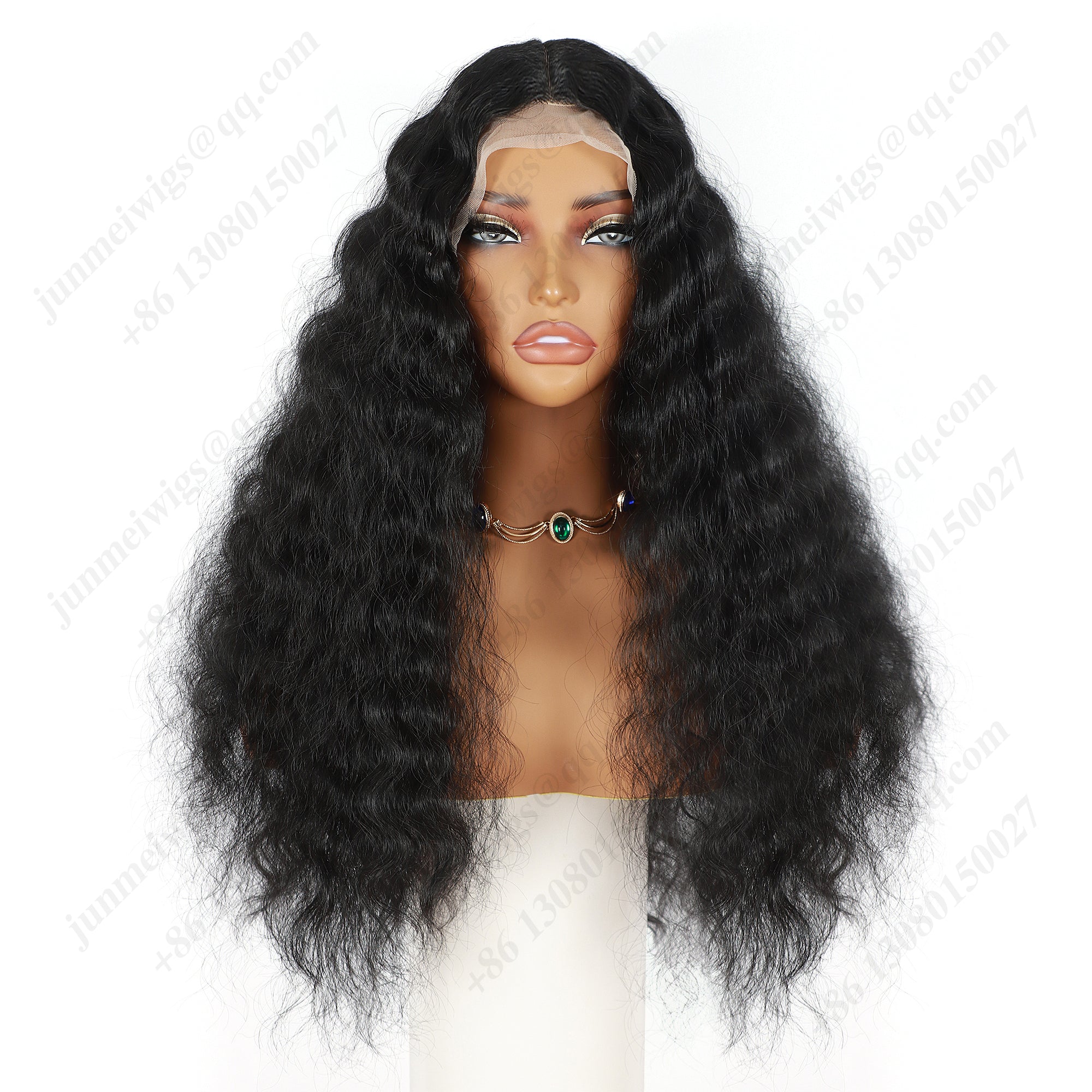 T Part Lace Front Wig Loose Deep Wave Natural Black - Daily Wear | Versatile & Low-Maintenance