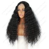 T Part Lace Front Wig Loose Deep Wave Natural Black - Daily Wear | Versatile & Low-Maintenance