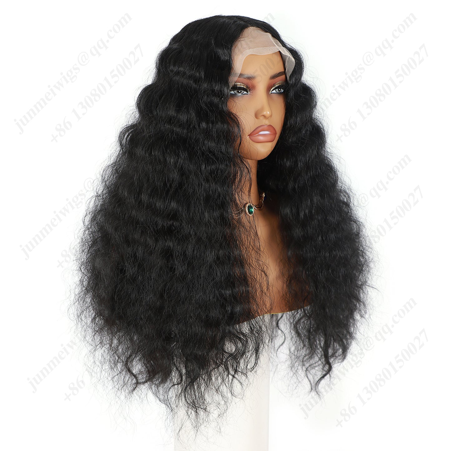 T Part Lace Front Wig Loose Deep Wave Natural Black - Daily Wear | Versatile & Low-Maintenance