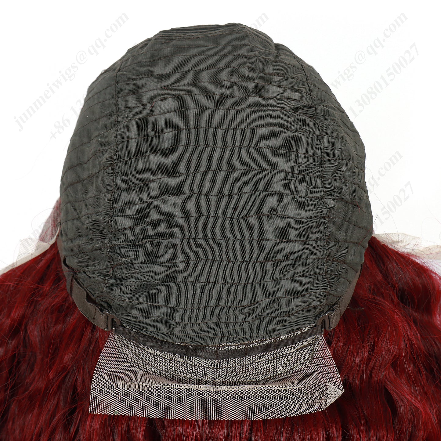 22 Inch 13×4 Lace Front Wig Kinky Curly Burgundy - Perfect for Party | Eye-Catching & Heat Resistant