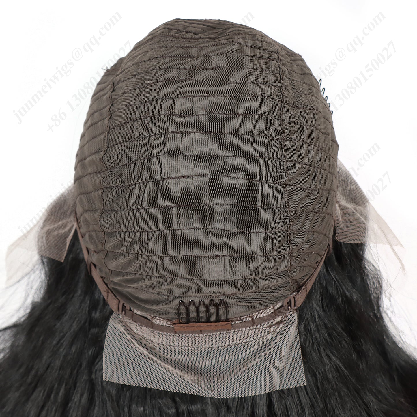 ModeMuse 24 Inch 13×4 HD Lace Front Synthetic Wig – Big Wave, Middle Part, Natural Black, Natural Hairline