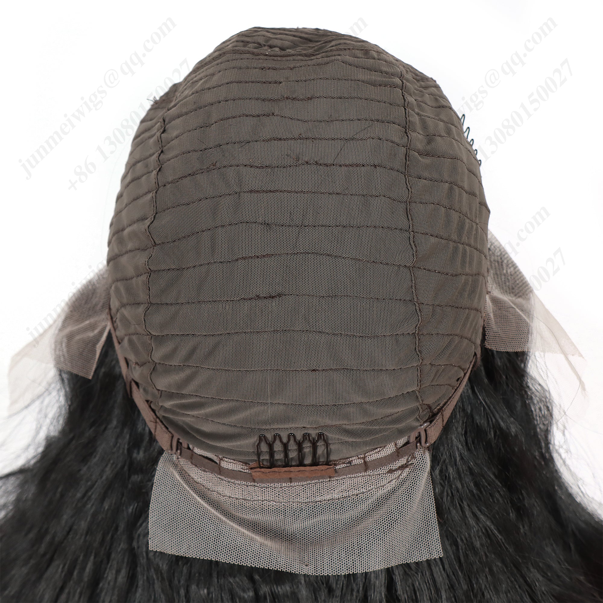 ModeMuse 24 Inch 13×4 HD Lace Front Synthetic Wig – Big Wave, Middle Part, Natural Black, Natural Hairline