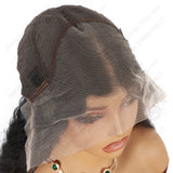 ModeMuse 28 Inch 13×4 HD Lace Front Synthetic Wig – Deep Wave, Middle Part, Natural Black, Natural Hairline