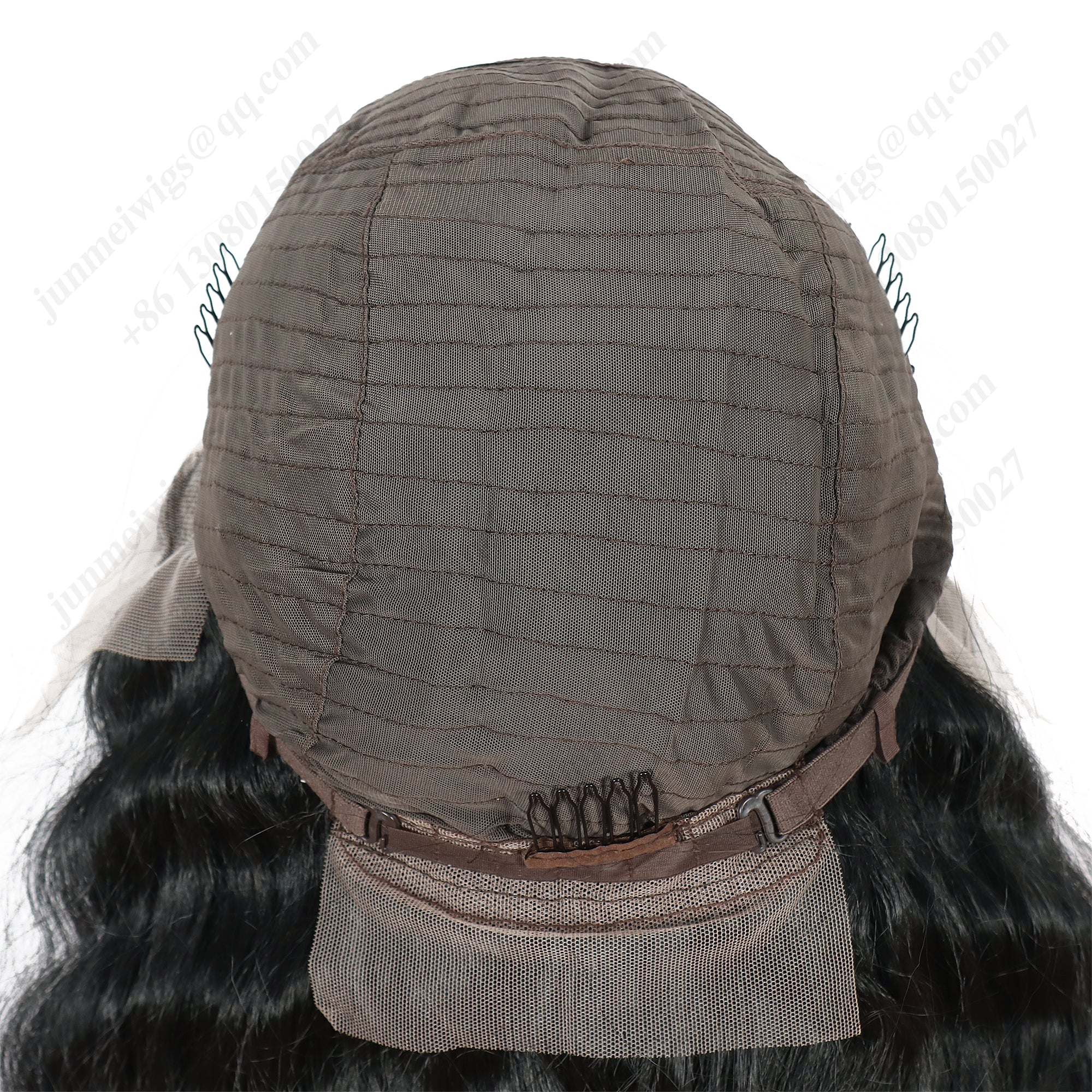 ModeMuse 28 Inch 13×4 HD Lace Front Synthetic Wig – Deep Wave, Middle Part, Natural Black, Natural Hairline
