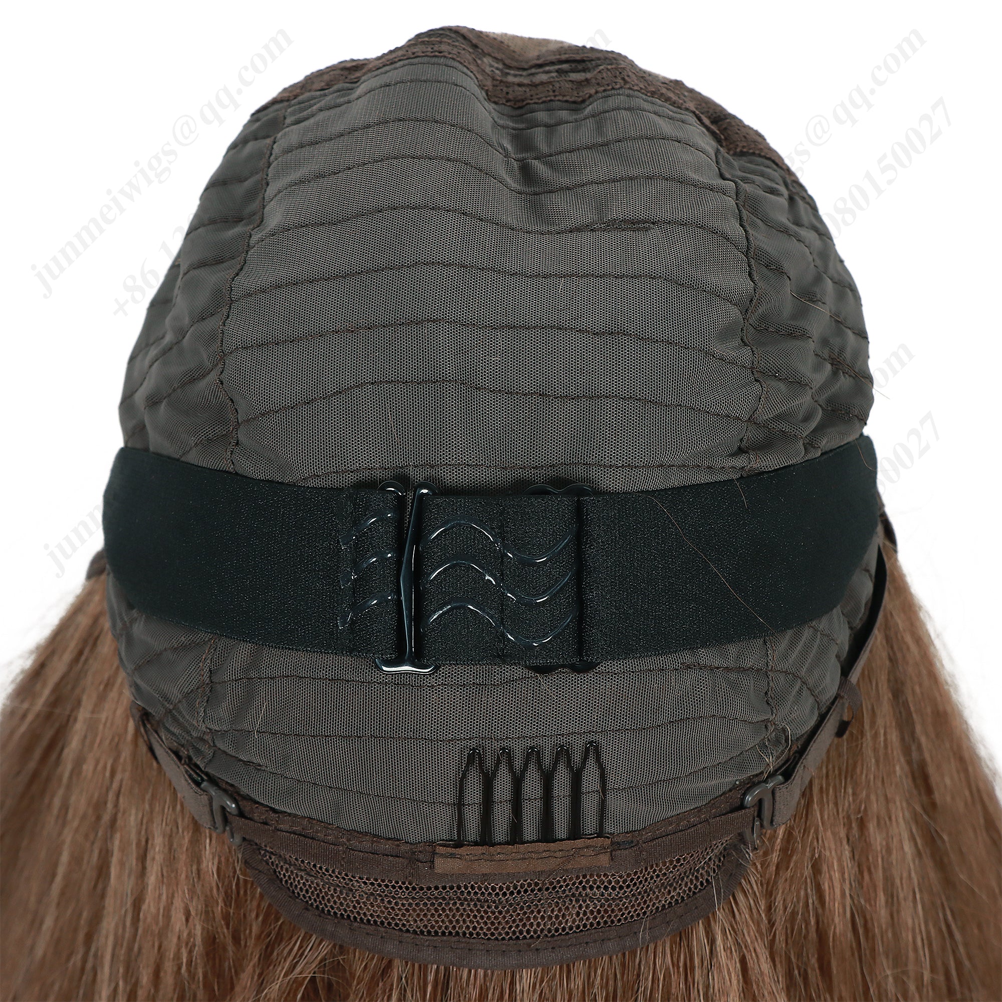 ModeMuse 28 Inch 4×4 HD Lace Front Synthetic Wig – Yaki Straight, Middle Part, Natural Brown, Natural Hairline