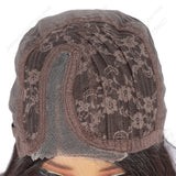 12 Inch Lace wig with parting Medium Bob Straight Natural Black - Daily Wear | Low-Maintenance & Chic