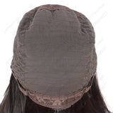 12 Inch Lace wig with parting Medium Bob Straight Natural Black - Daily Wear | Low-Maintenance & Chic