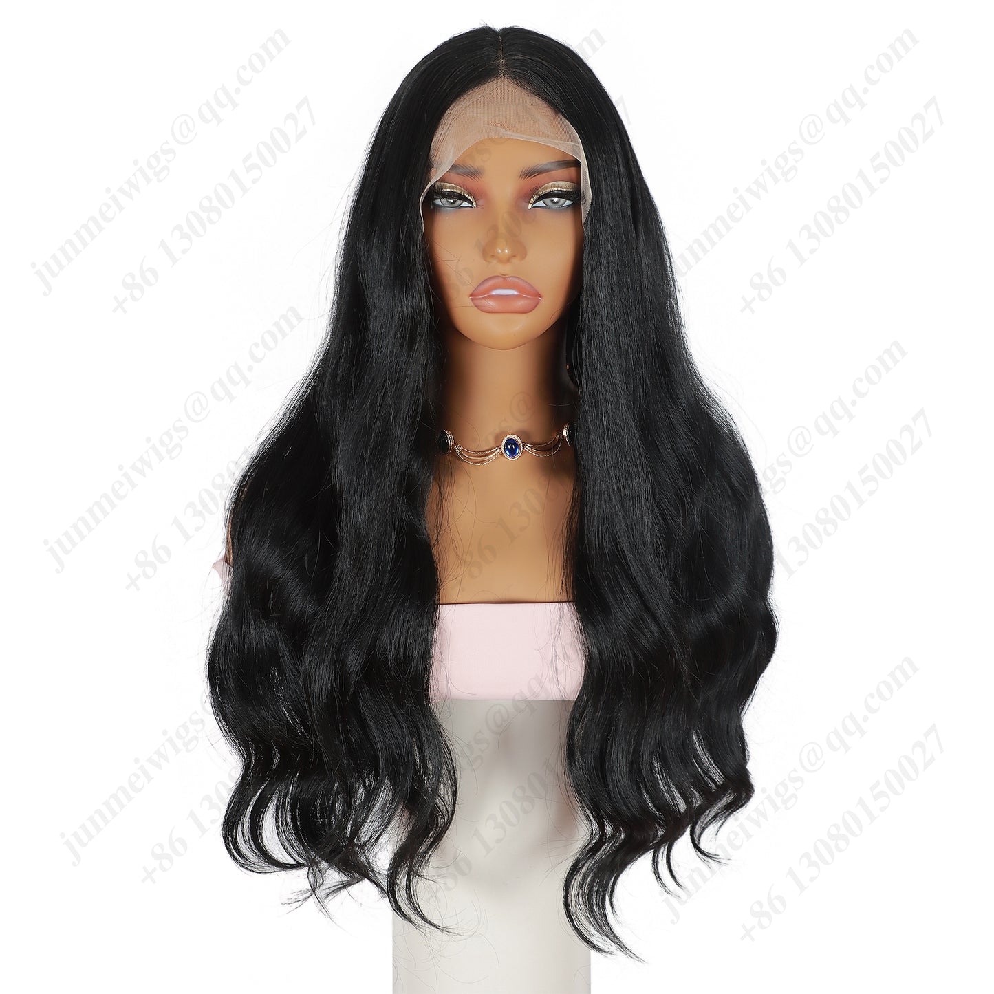 24 Inch T Part Lace Front Wig Body Wave Natural Black - Daily Wear | Versatile & Low-Maintenance