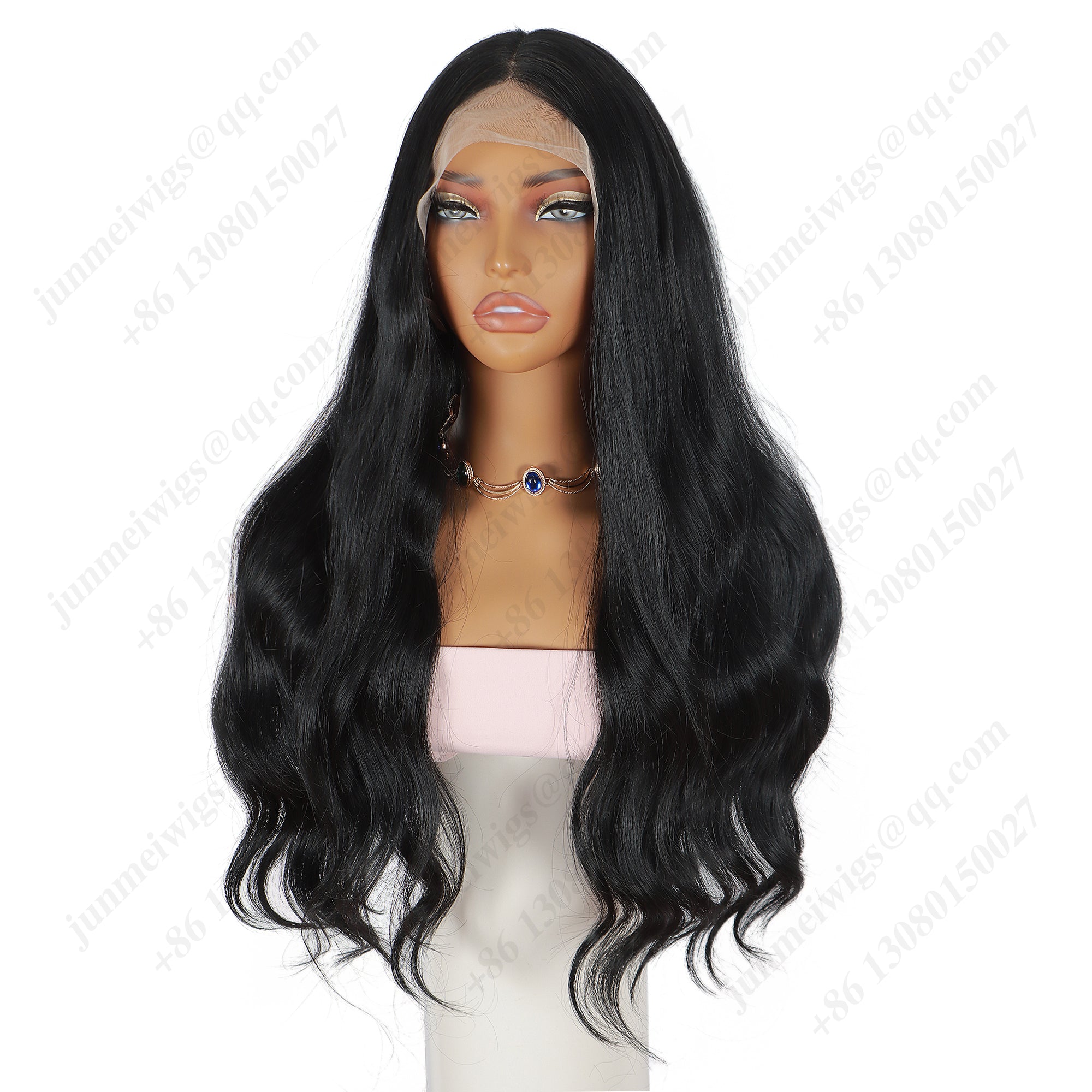 24 Inch T Part Lace Front Wig Body Wave Natural Black - Daily Wear | Versatile & Low-Maintenance
