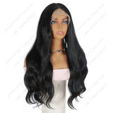 24 Inch T Part Lace Front Wig Body Wave Natural Black - Daily Wear | Versatile & Low-Maintenance
