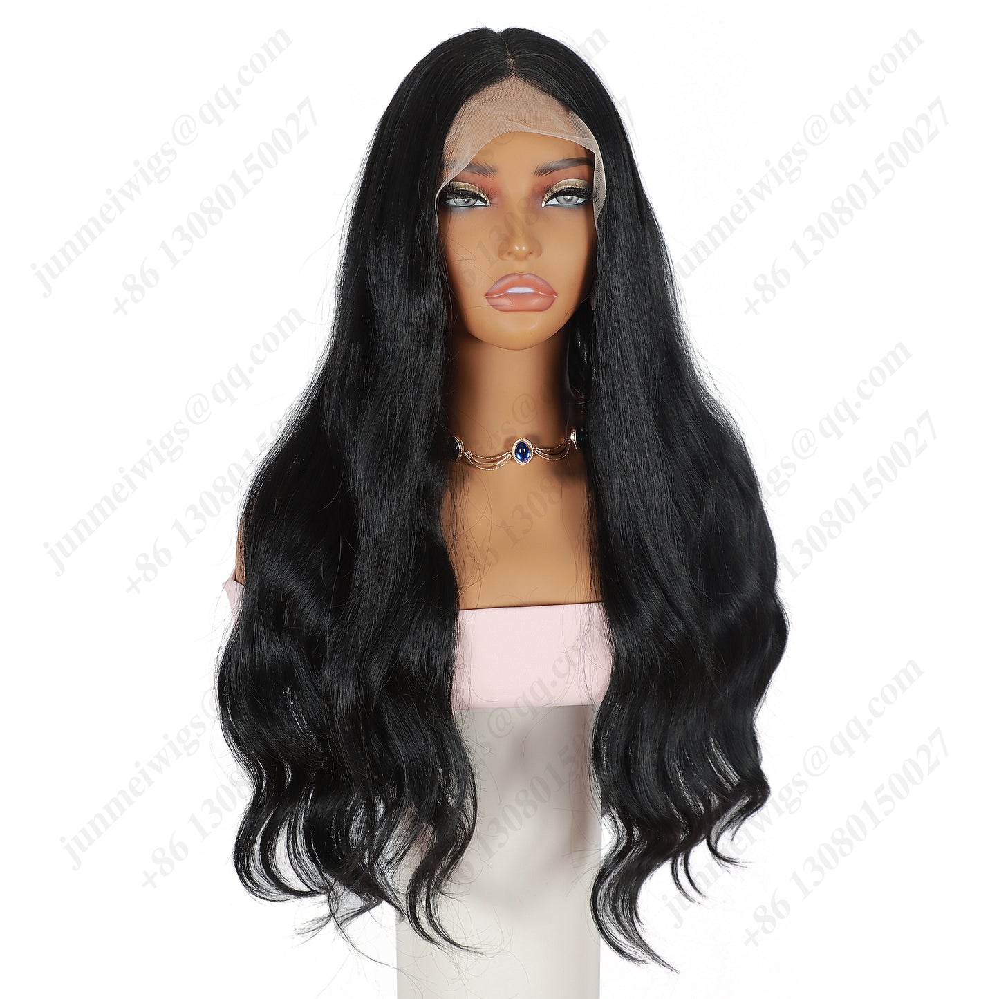 24 Inch T Part Lace Front Wig Body Wave Natural Black - Daily Wear | Versatile & Low-Maintenance