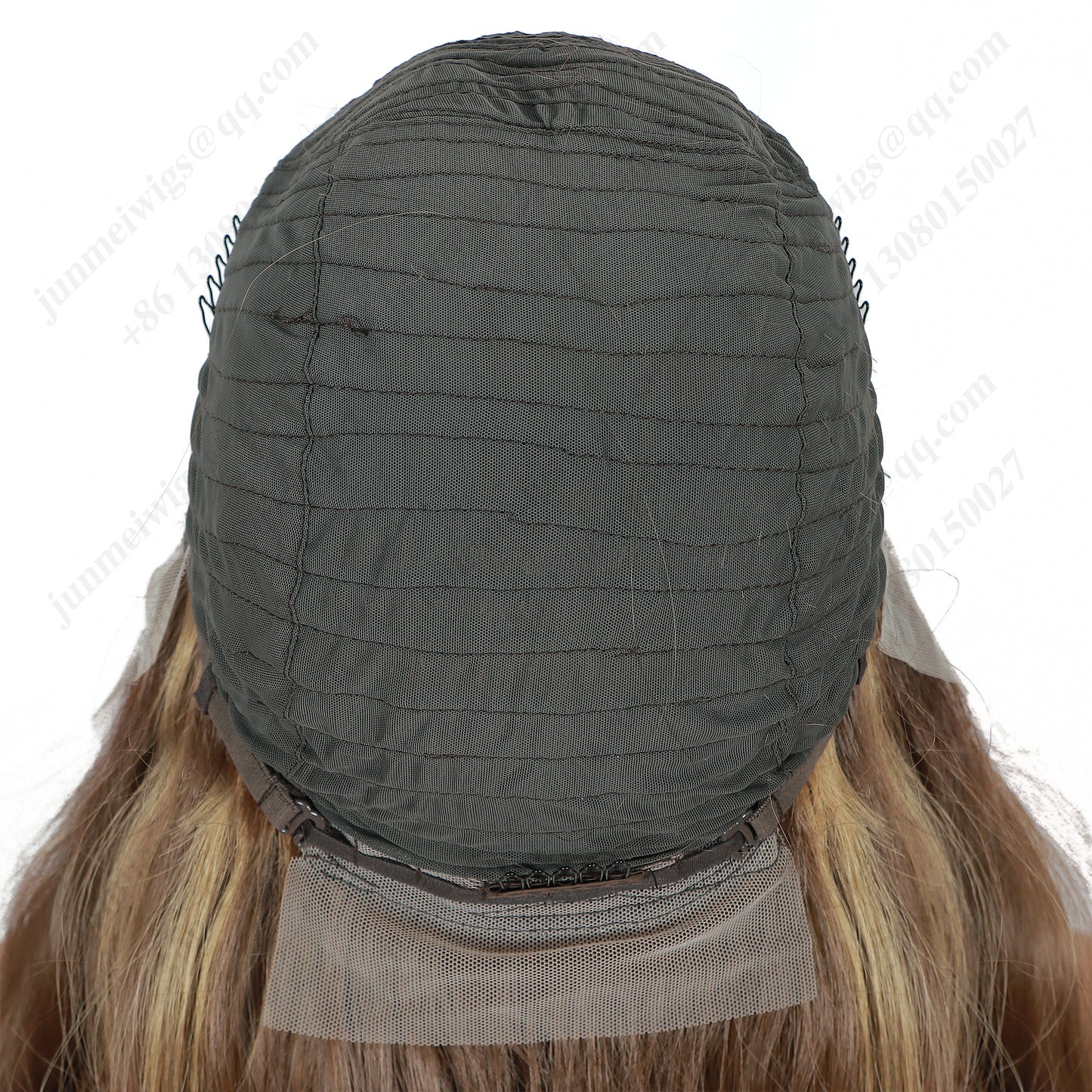 ModeMuse 24 Inch HD Lace Front Synthetic Wig – Long Loose Wave, Middle Part, Golden Brown Blend, Natural Hairline for Events