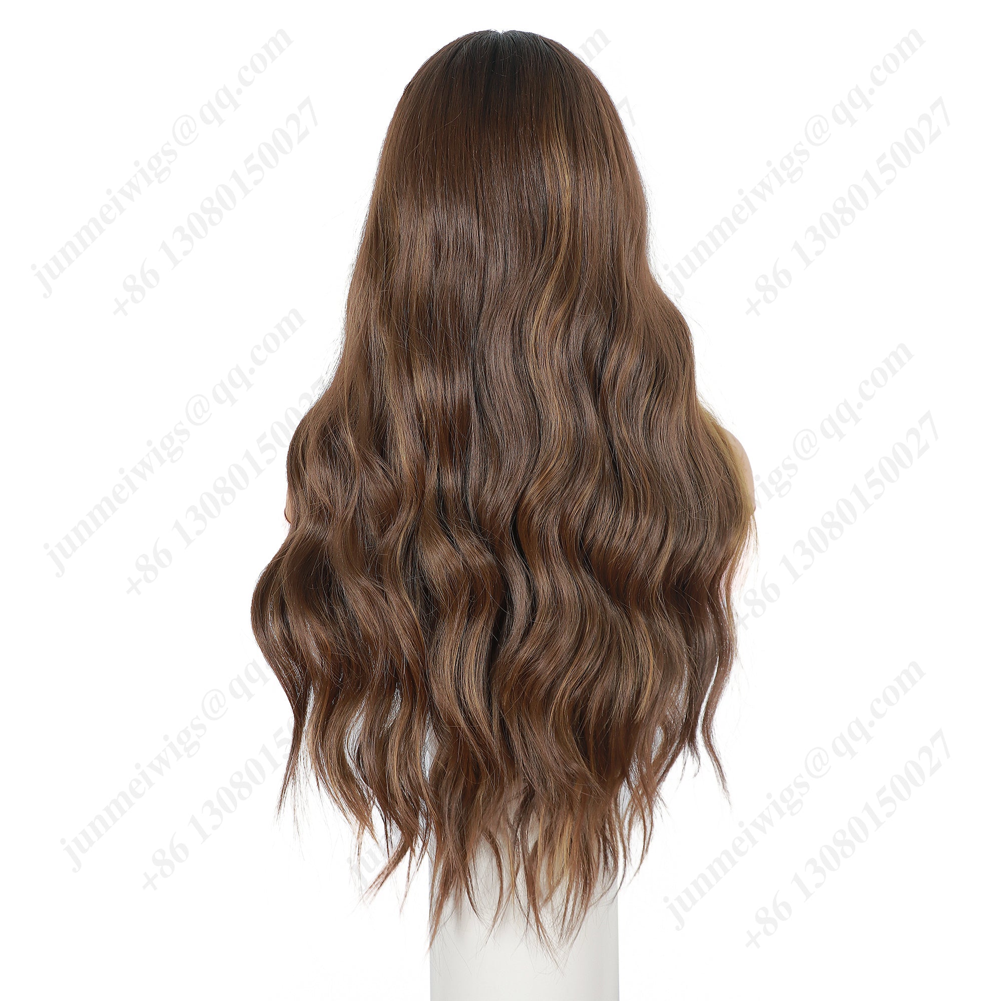 24 Inch T Part Lace Front Wig Body Wave #8/27 Dark Brown & Blonde - Statement Look | Effortless Glam