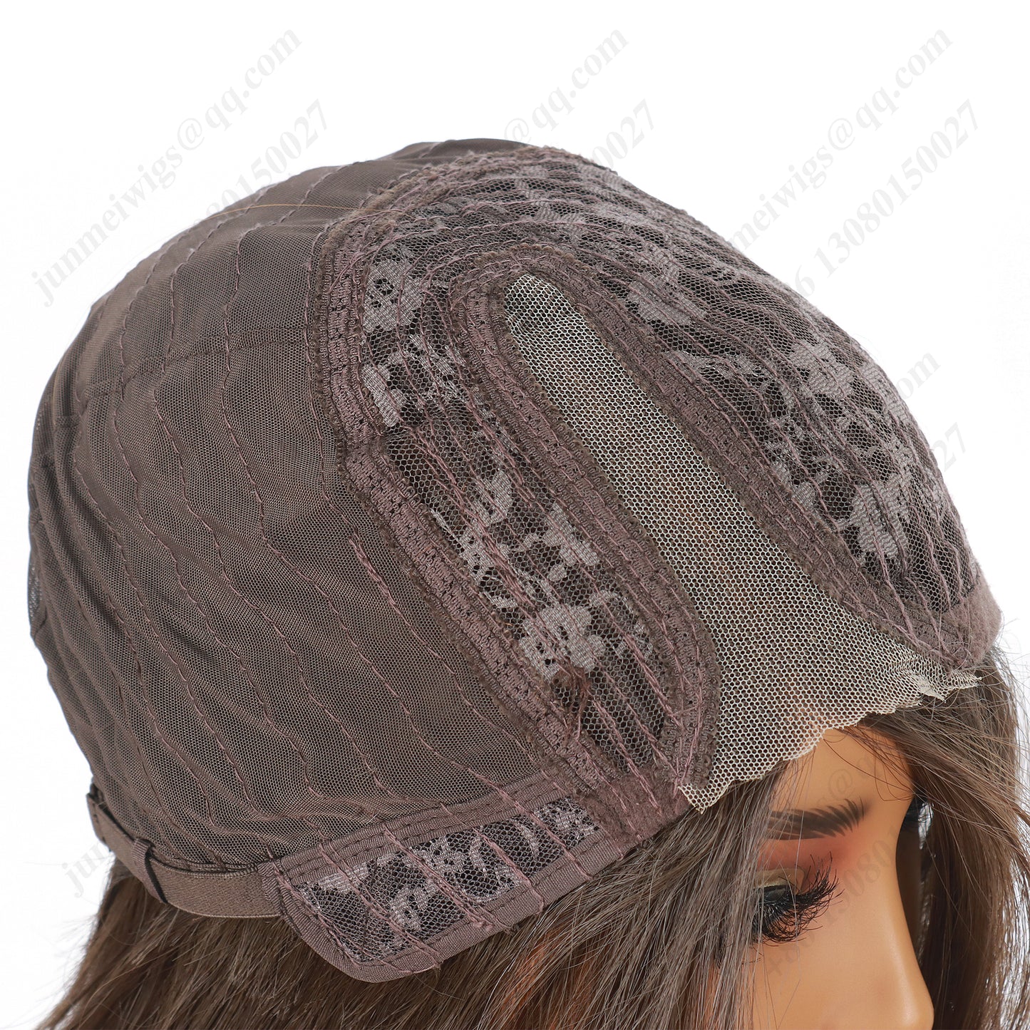 8 Inch T Part Lace Front Wig Medium Bob Straight Dark Brown - Daily Wear | Low-Maintenance & Chic
