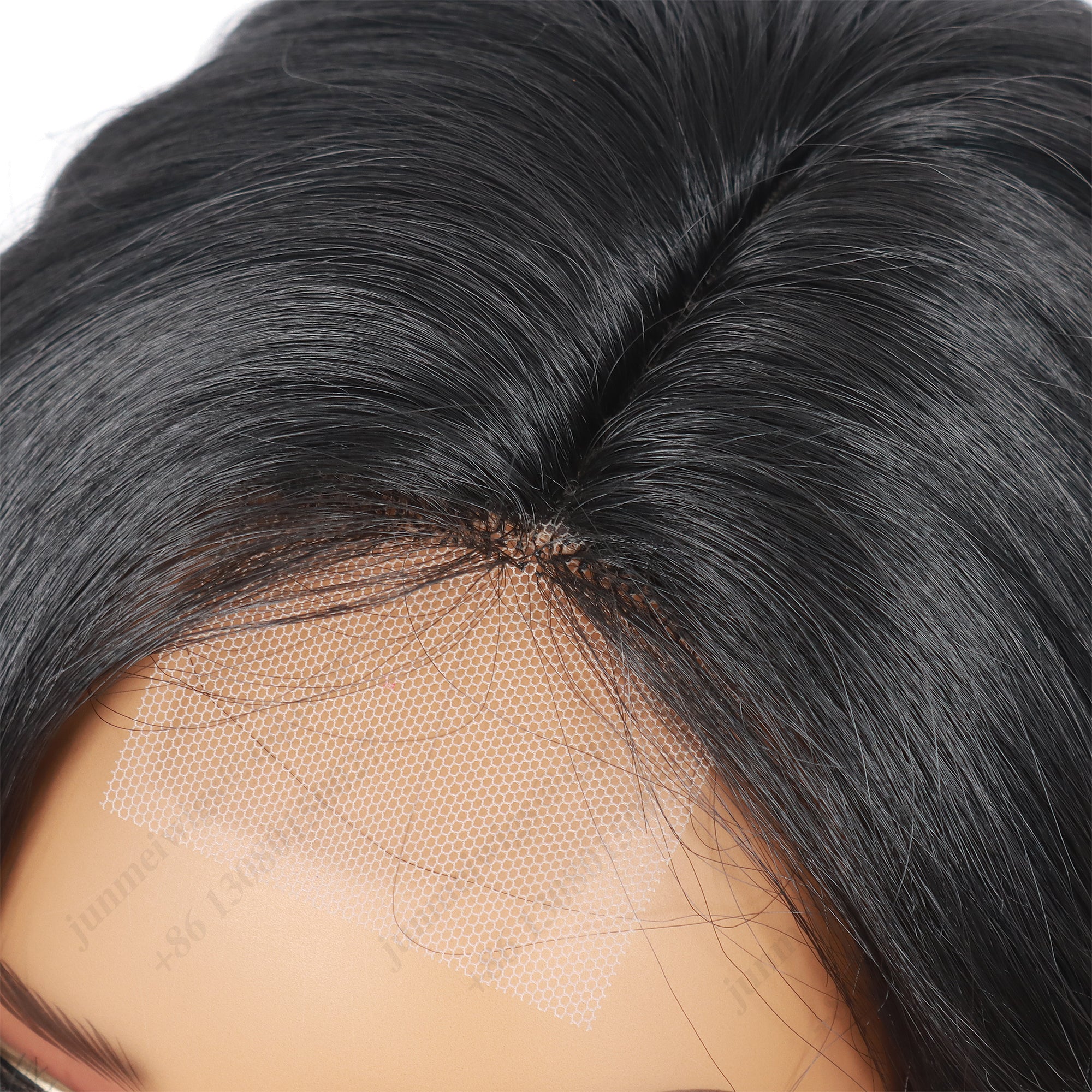 12 Inch T Part Lace Front Wig Bob Body Wave Natural Black - Daily Essential
